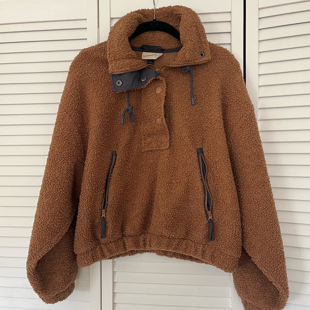 Universal Thread Quarter Zip Teddie - image 3